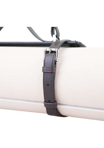 Bandha Kahve Deri Yoga Matı Askısı