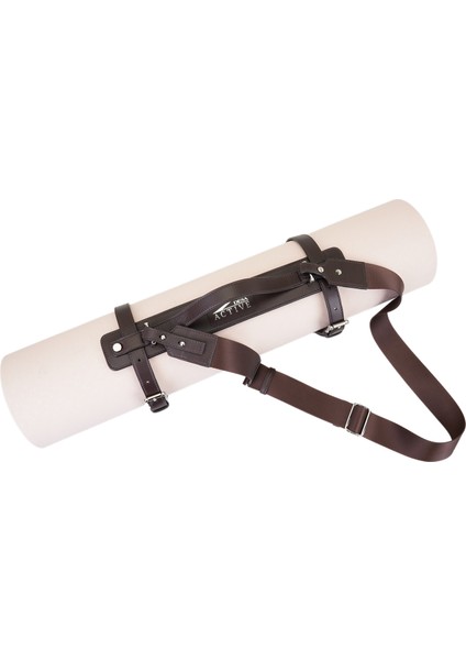 Bandha Kahve Deri Yoga Matı Askısı
