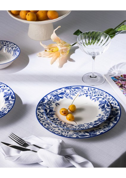 Loire 6 Kişilik 24 Parça Yemek Takımı - Mavi fiyatları