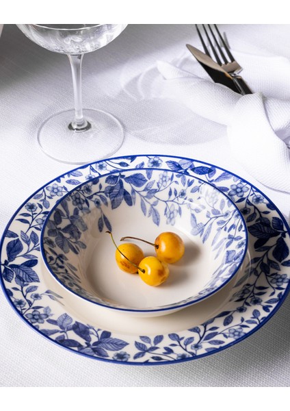 Loire 6 Kişilik 24 Parça Yemek Takımı - Mavi fırsatları