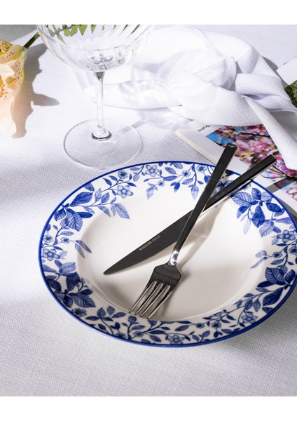 Loire 6 Kişilik 24 Parça Yemek Takımı - Mavi indirimleri
