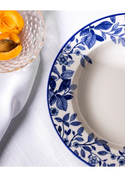 Loire 6 Kişilik 24 Parça Yemek Takımı - Mavi