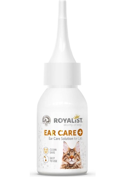 Ear Care+ Kedi Kulak Temizleme Solüsyonu – 50ML