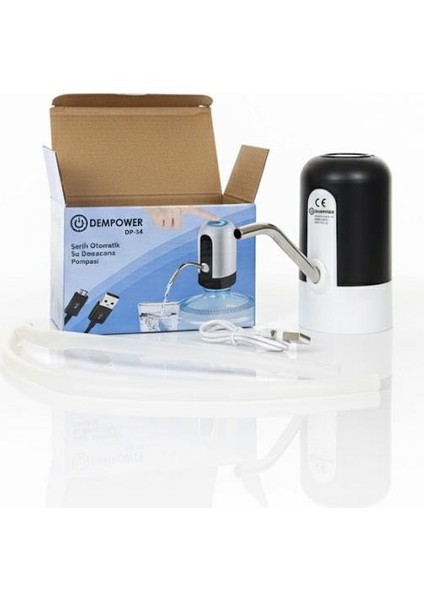 Şarjlı Su Sebili Pompası – USB Girişli | Dempower