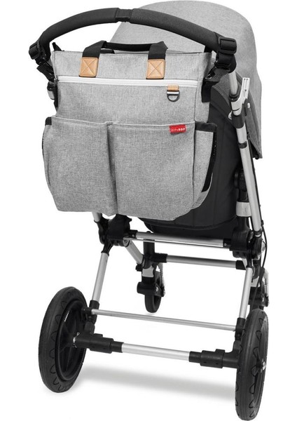 Skip Hop Duo Orjinal Çanta Gri Melanj fırsatları