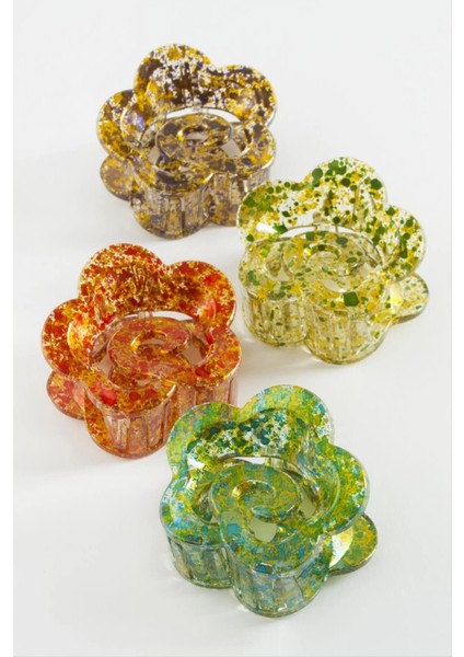 Gül Renkli Mandal Toka 6 cm