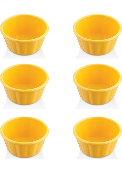 Kırılmaz Sosluk Seti 6’lı – Kahvaltılık, Reçellik, Meze ve Tatlı Servis Kabı | Isıya Dayanıklı Polikarbon Mini Kase | Ev ve Restoran Için