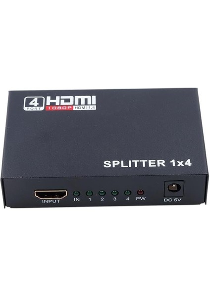 4 Port HDMI Splitter Çoklu Ekran Çoklayıcı Switch 4410