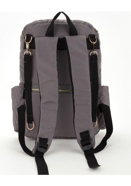 Nakışlı Bondit Hafif Kumaş Anne Bebek Bakım Çantası Termoslu Biberon Cepleri fırsatları