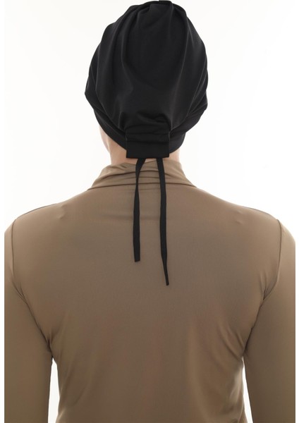 Siyah Pratik Hazır Geçmeli Deniz Havuz Bonesi Swimmy Çapraz 2508_01 fırsatları