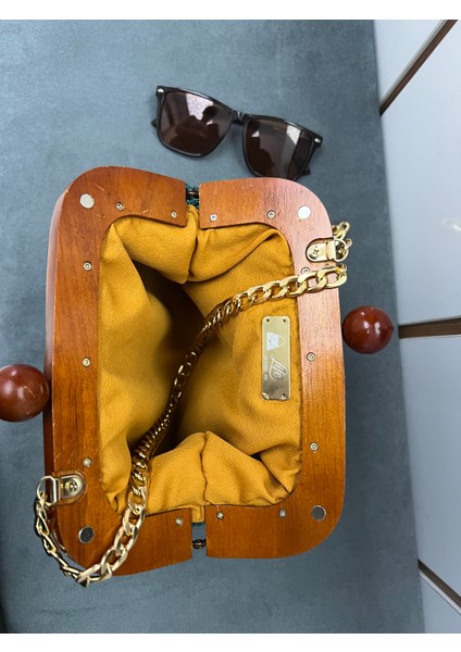 Elörgüsü Tahta Kahve Burslu Çanta fırsatları