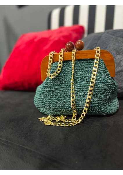 Elörgüsü Tahta Kahve Burslu Çanta indirimleri