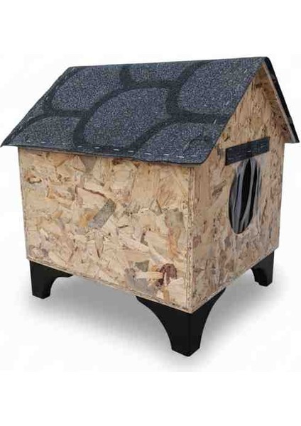 ​🏡 Osb Kedi Kulübesi 45X48X62CM | Ayaklı, Yalıtımlı ve Dayanıklı Dış Mekan Kedi Evi fiyatları