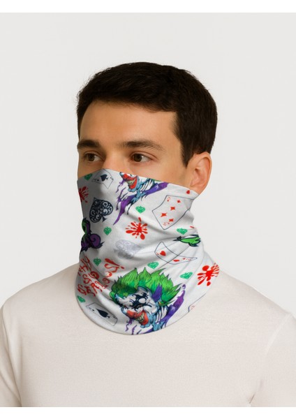 Joker Boyunluk Bandana Maske Buff Buffed