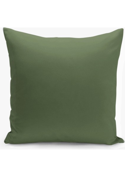 Çift Taraflı Dijital Baskı Kırlent Kılıfı Düz