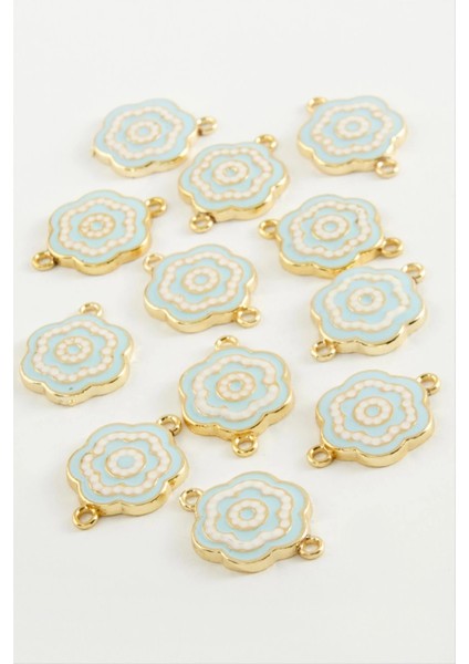 Çiçek Çift Kulplu Mineli Bileklik ve Kolye Ucu Aparatı 1 Adet