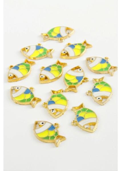 Balık Tek Kulp Mineli Bileklik ve Kolye Ucu Aparatı 1 Adet