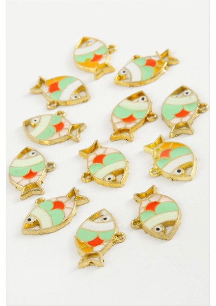 Balık Tek Kulp Mineli Bileklik ve Kolye Ucu Aparatı 1 Adet