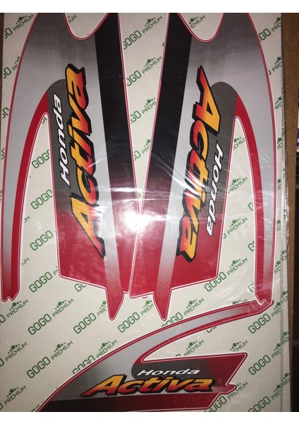Honda Activa Komple Çıkartma Seti Kırmızı fiyatları