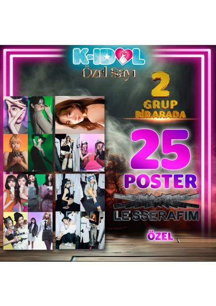 Dergi Le Sserafım - (G)I-Dle Özel Sayı indirimleri