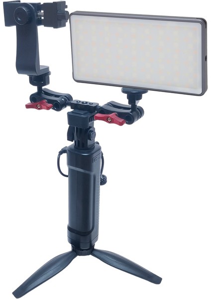 CF-135 Rgb Telefon Vlog + El Tipi Powerbank Tripod Batarya modelleri