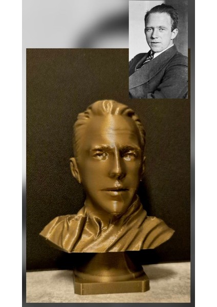 Werner Heisenberg Heykeli (Sadece Plastik Aparattır!!!) 3D