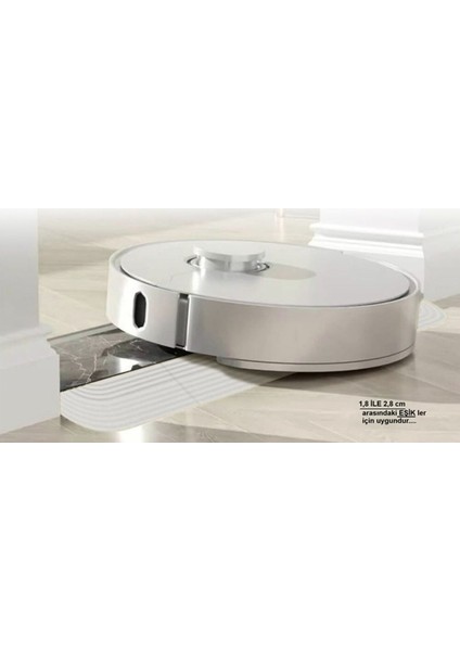 - 1,8 cm x 85CM Kapı Eşik Rampası (( BEYAZ )) Tüm Robot Süpürge ve Tekerlekli Sandalye'ler Için…. fiyatları