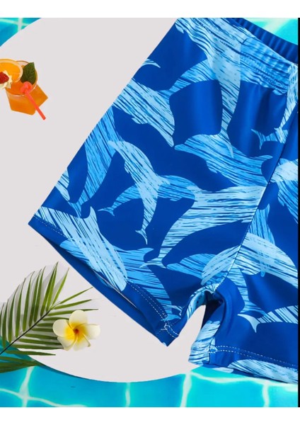 Erkekkkk Çocukkk Mayo 4 Lü Takım Deniz Şortu Plaj Şapkası Mayo Takımı Üst Plaj Giyim Güneş Geçirmez fiyatları