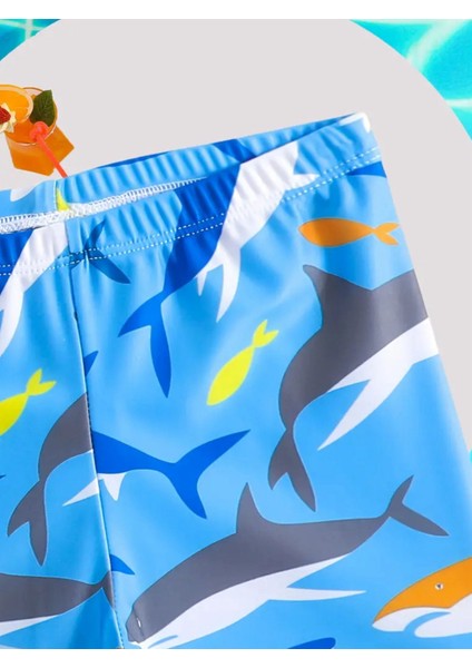 Erkekkkk Çocukkk Mayo 4 Lü Takım Deniz Şortu Plaj Şapkası Mayo Takımı Üst Plaj Giyim Güneş Geçirmez modelleri