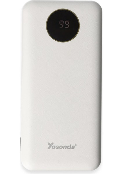 Yzlal Yosonda A70 4in1 30.000 Mah Powerbank - Beyaz
