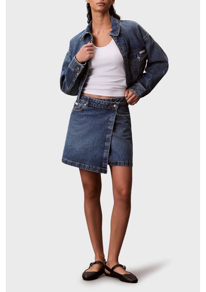 Pamuklu Regular Fit Mini Boy Kot Etek LV047D776G0MH Bayan Etek LV047D776G 0mh fiyatları