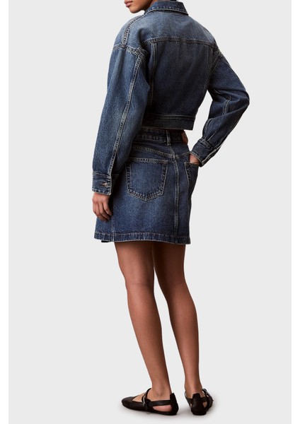 Pamuklu Regular Fit Mini Boy Kot Etek LV047D776G0MH Bayan Etek LV047D776G 0mh modelleri