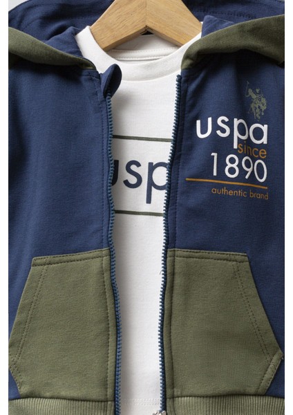 U.s. Polo Assn 3'lü Takım USB2574 Indigo Hardal fiyatları