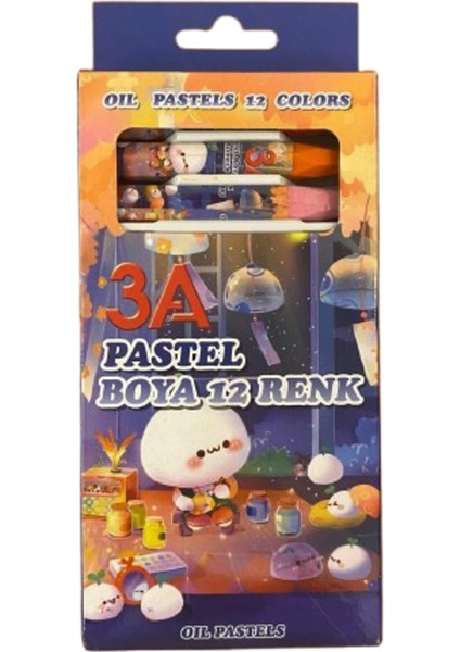 Pastel Boya 12 Renk fiyatları
