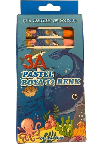Pastel Boya 12 Renk modelleri