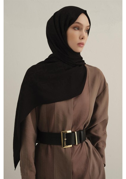 Lyocell Naia Kare Monogram Şal 6 01 fırsatları