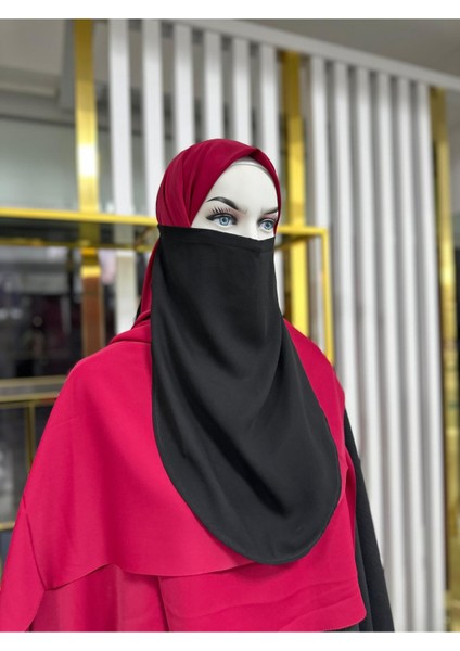 Iç Pece Baglamalı ,hijab ,nikap Siyah Renk