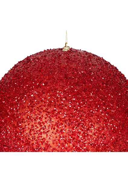 Yılbaşı Topu, Kırmızı - 25 cm fiyatları