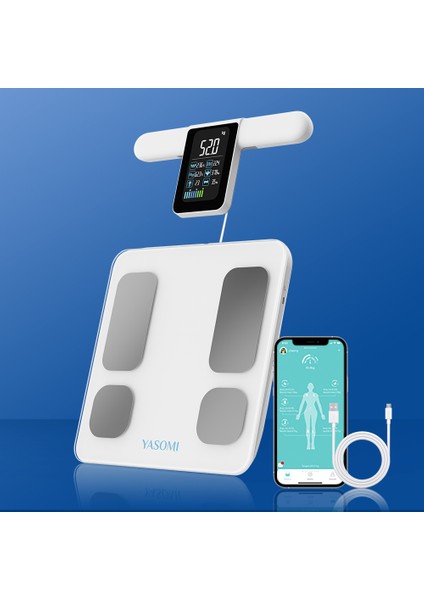 FG2015 Mobil Uygulamalı Akıllı Tüm Vücut Analiz tartısı