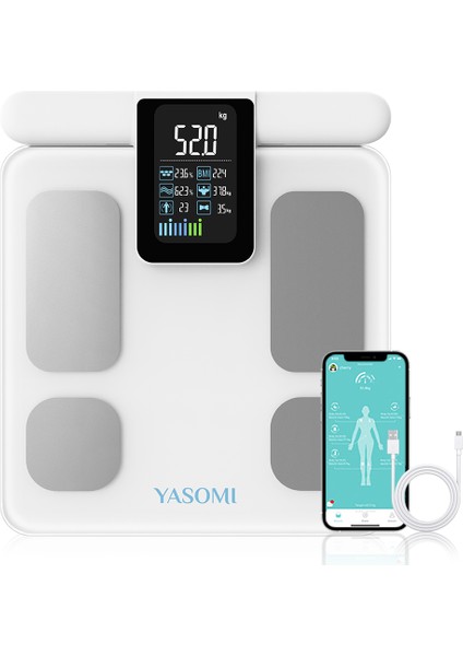 FG2015 Mobil Uygulamalı Akıllı Tüm Vücut Analiz tartısı fiyatları