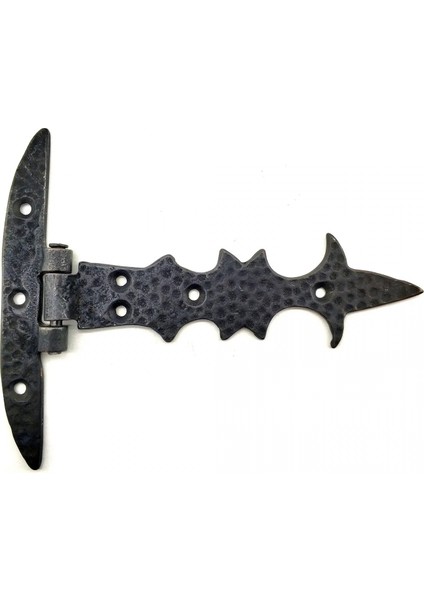 Eco Lounge Antika Tarz Dekoratif Pirinç Kuyruklu Lale Menteşe - Dar Kasa, Oksit