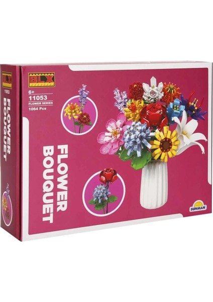 S00004699 Flower Set Renkli ve Çeşitli Çiçek Buket modelleri