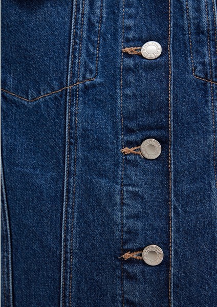 Karla 90LAR Koyu Mavi Jean Ceket 110154-91001