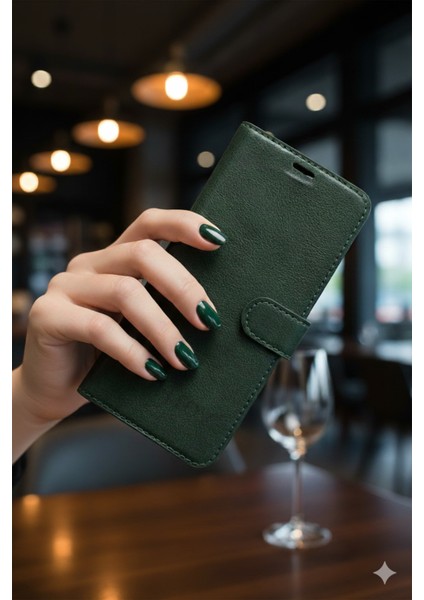 Kılıf Kapaklı ve Cüzdanlı Stand Olabilen Deri Premium Kılıf
