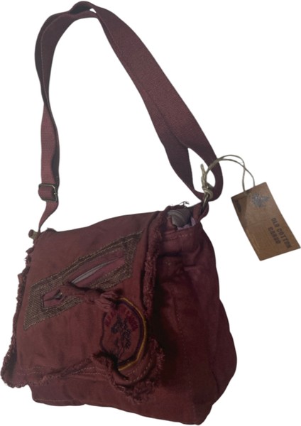 Vintage Küçük Salaş Günlük Çapraz Postacı Çantası S Boy 26 cm x 20 cm fırsatları