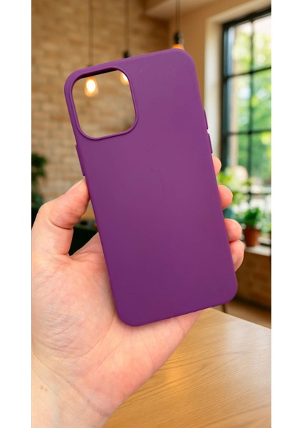 iPhone 12 ve 12 Pro Uyumlu Silikon Darbe Emici Klasik Korumalı Rubber Kılıf