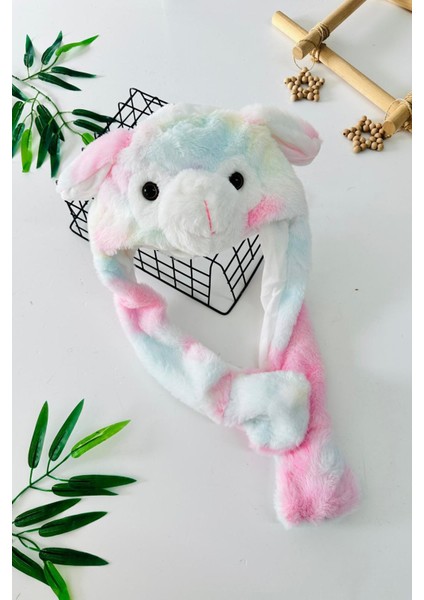 3D Renkli Hareketli Eğlenceli Çocuk kulaklık - Pembe