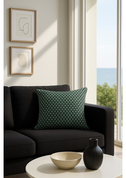 Jakar Kırlent Kılıfı Yeşil V1 45X45