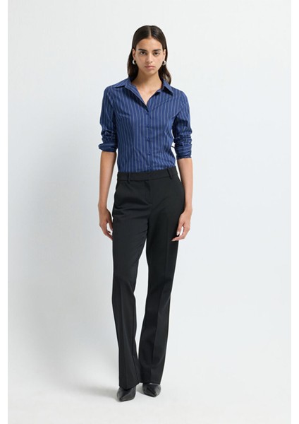 Yandan Cepli Pantolon Siyah 15343070004