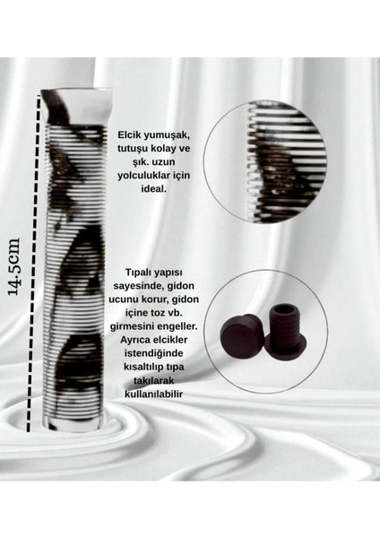 Bisiklet & Scooter Uyumlu Elcik 14.5cm Turuncu/siyah fırsatları